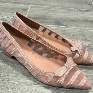 Tory Burch Pink Ballet Flats Size 7